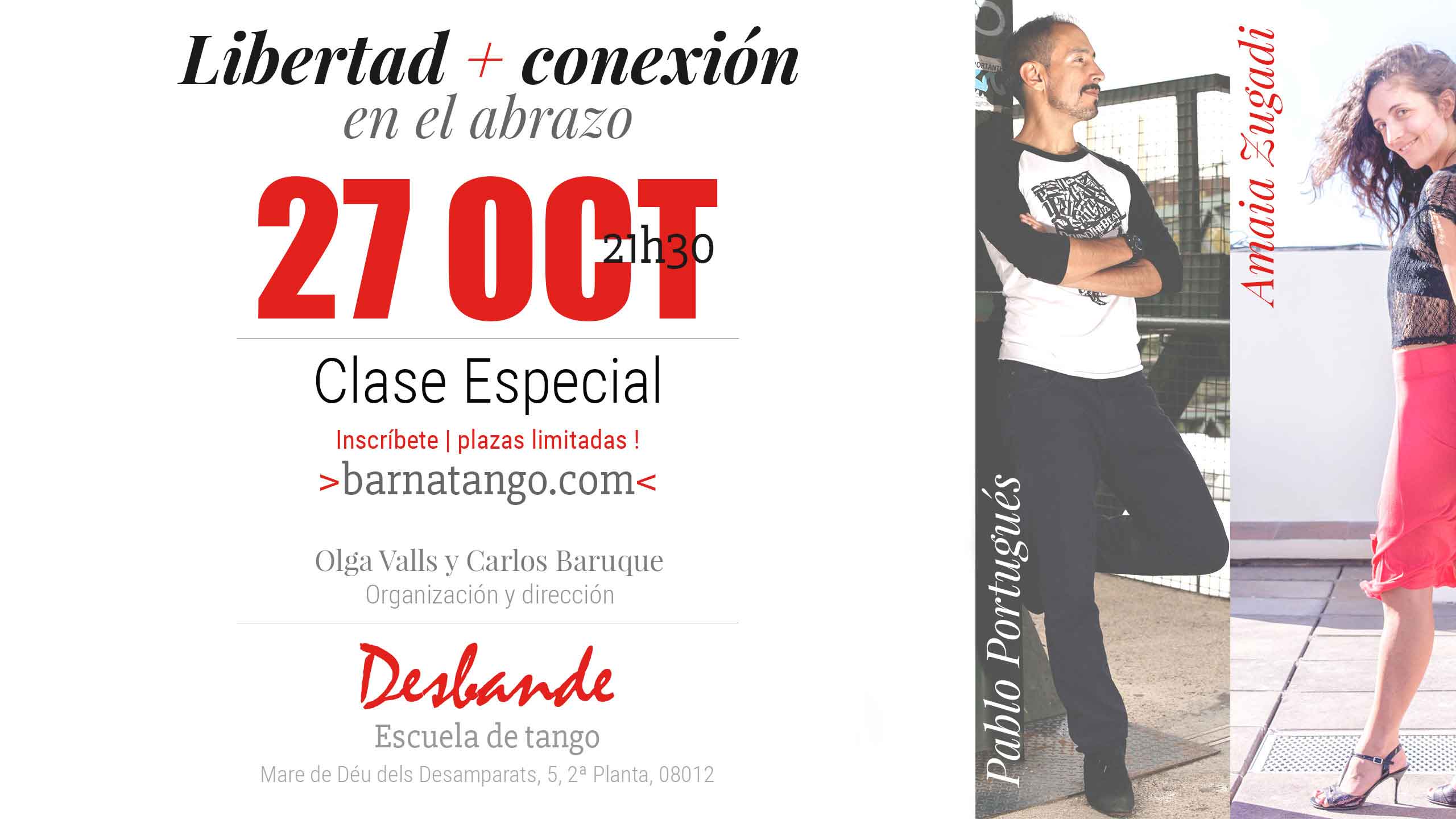 Clase Tango Desbande Barcelona