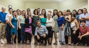 Clase en milonga de Lucia Ronderos Lima Peru Amaia Tango